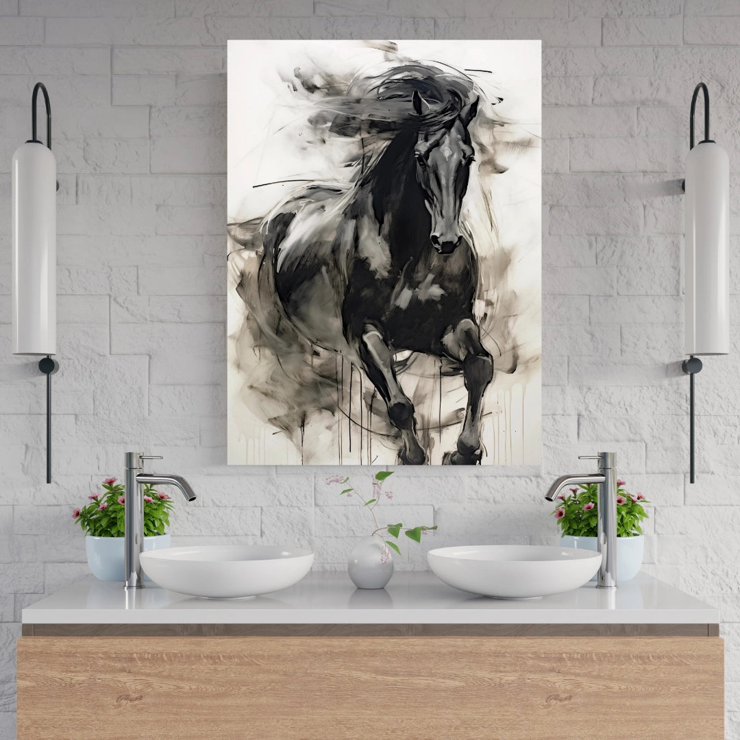 Galloping Spirit - Dynamic Horse Artwork
