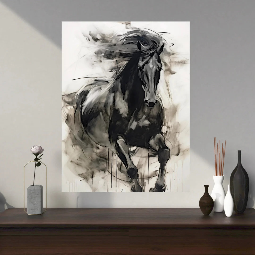 Galloping Spirit - Dynamic Horse Artwork