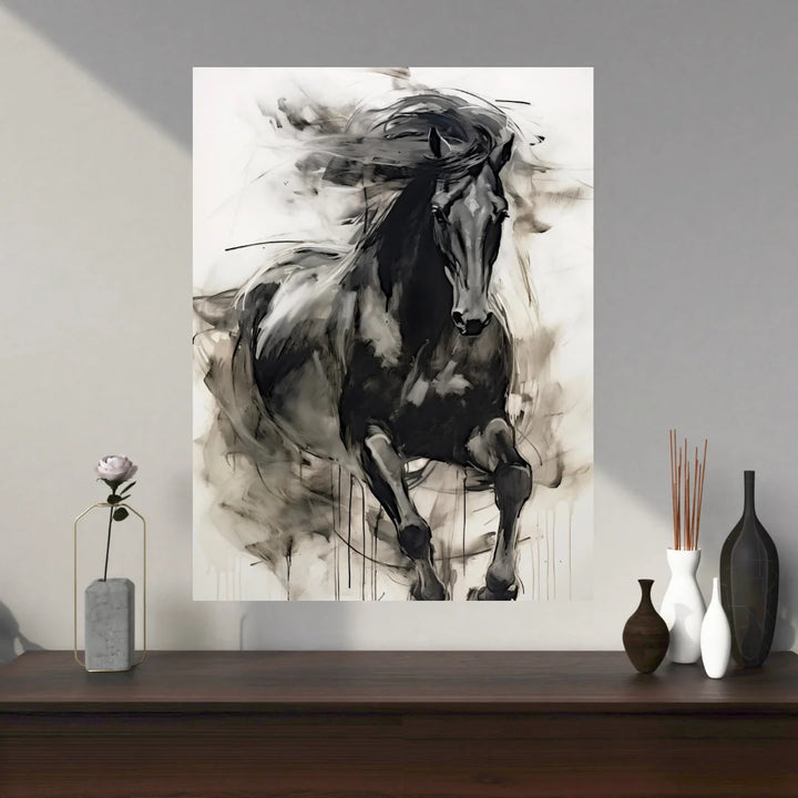 Galloping Spirit - Dynamic Horse Artwork