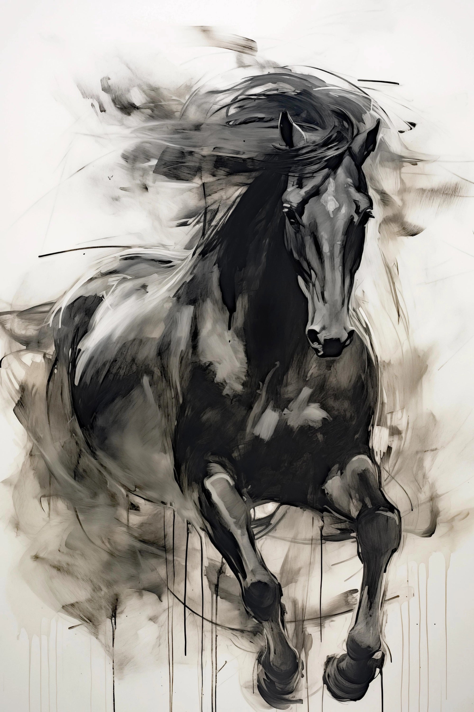 Galloping Spirit - Dynamic Horse Artwork