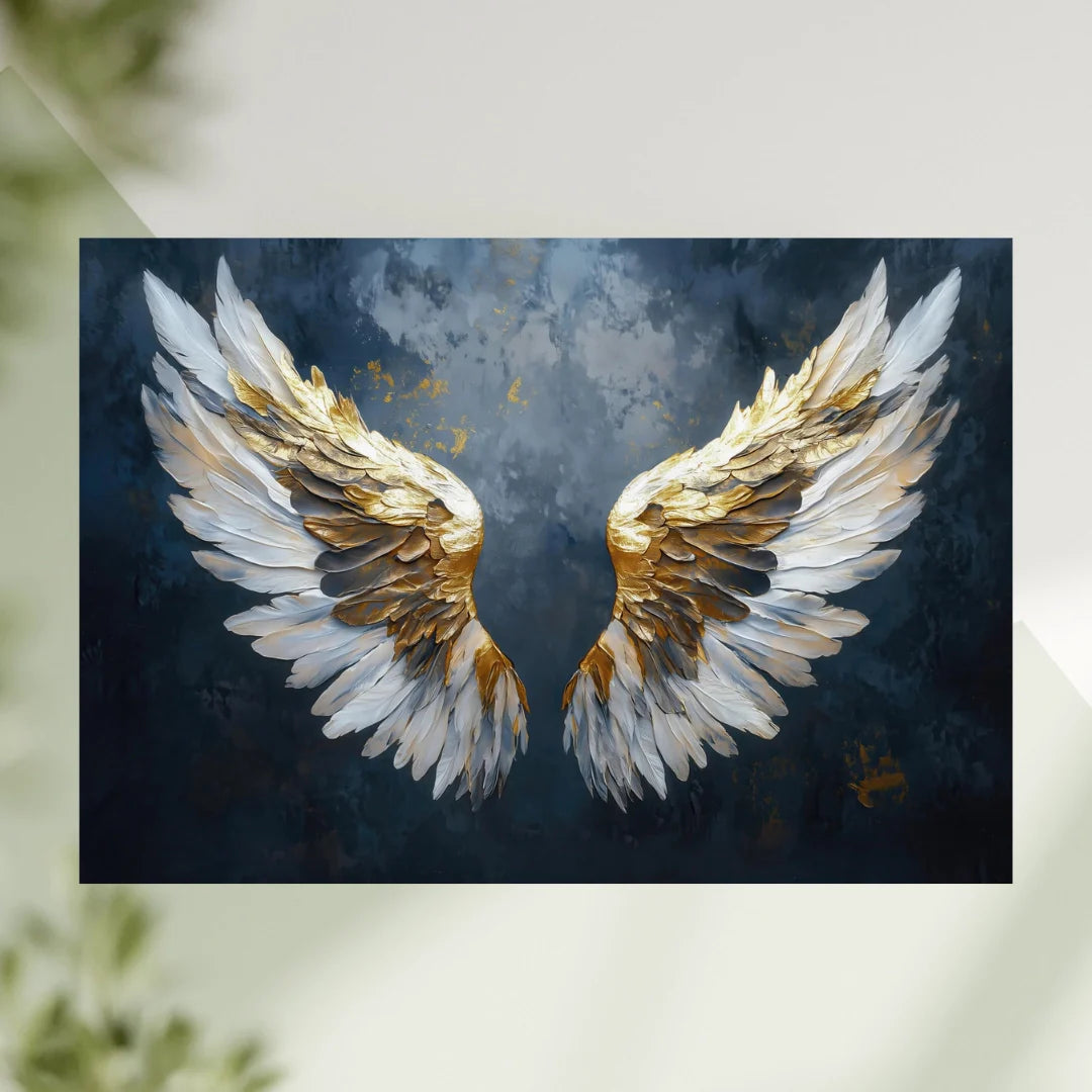 Ethereal Grace - Angelic Wings Wall Art