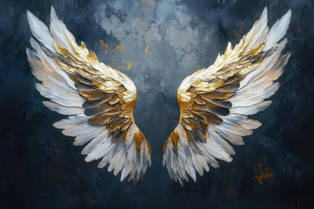 Ethereal Grace - Angelic Wings Wall Art