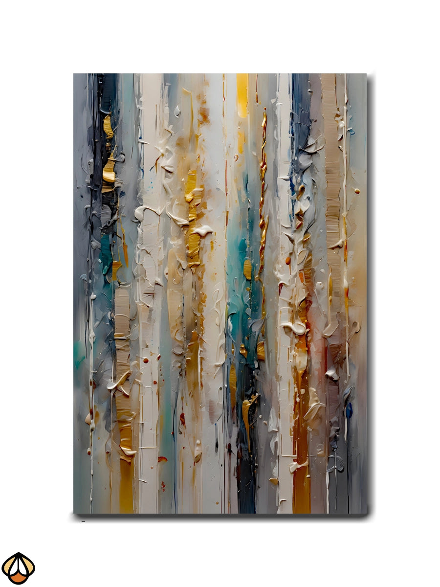 Ethereal Cascades - A Symphony of Texture and Light