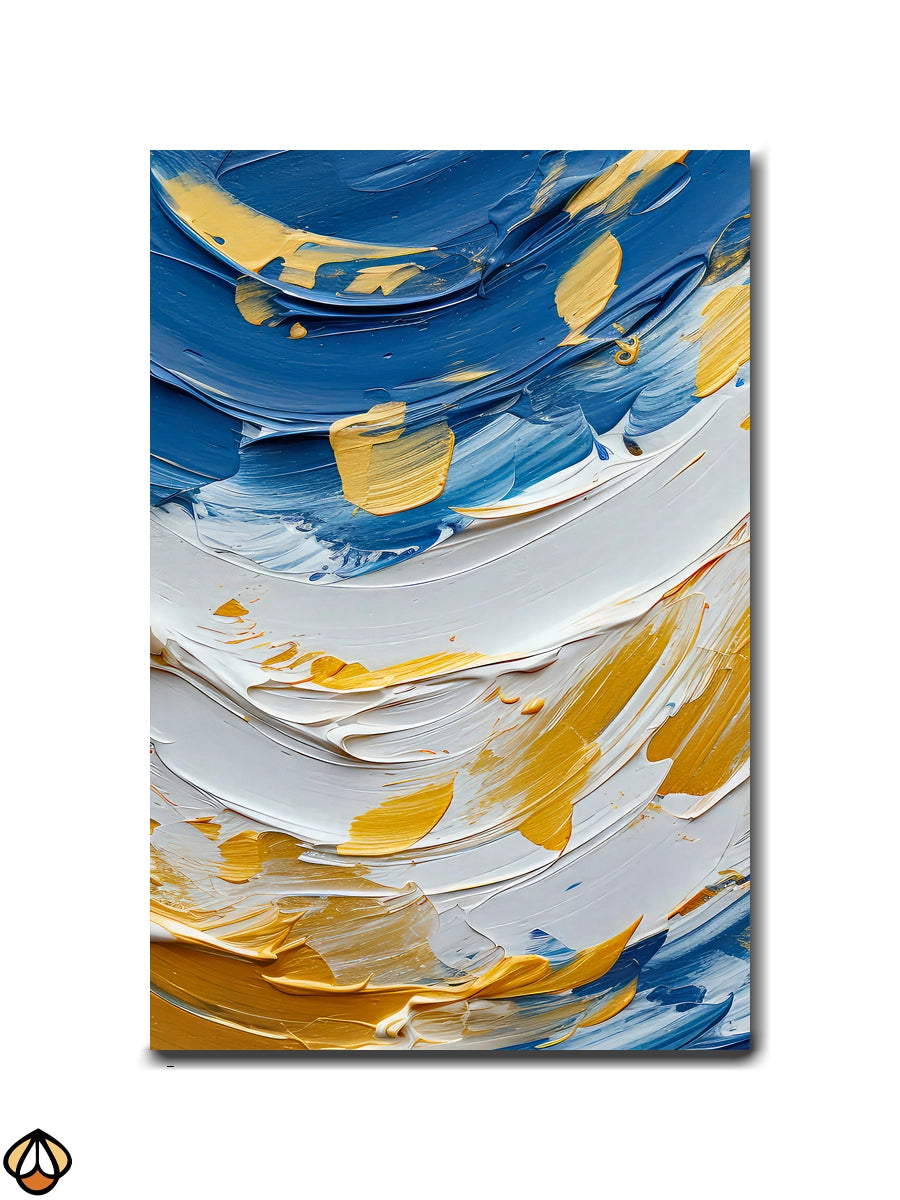 Ocean Symphony - A Dance of Color and Texture