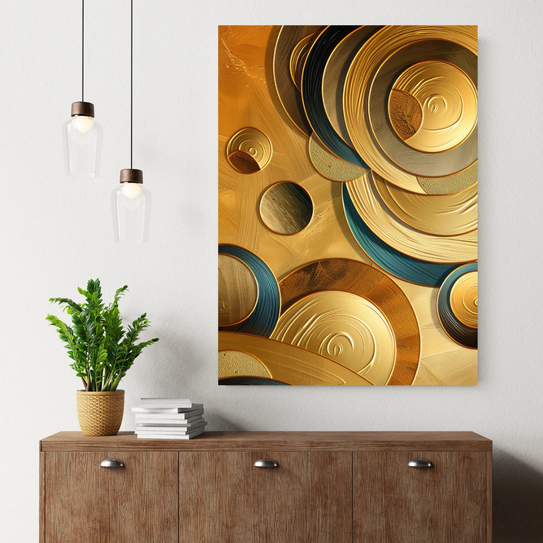 Golden Orbit - A Symphony of Circles and Elegance