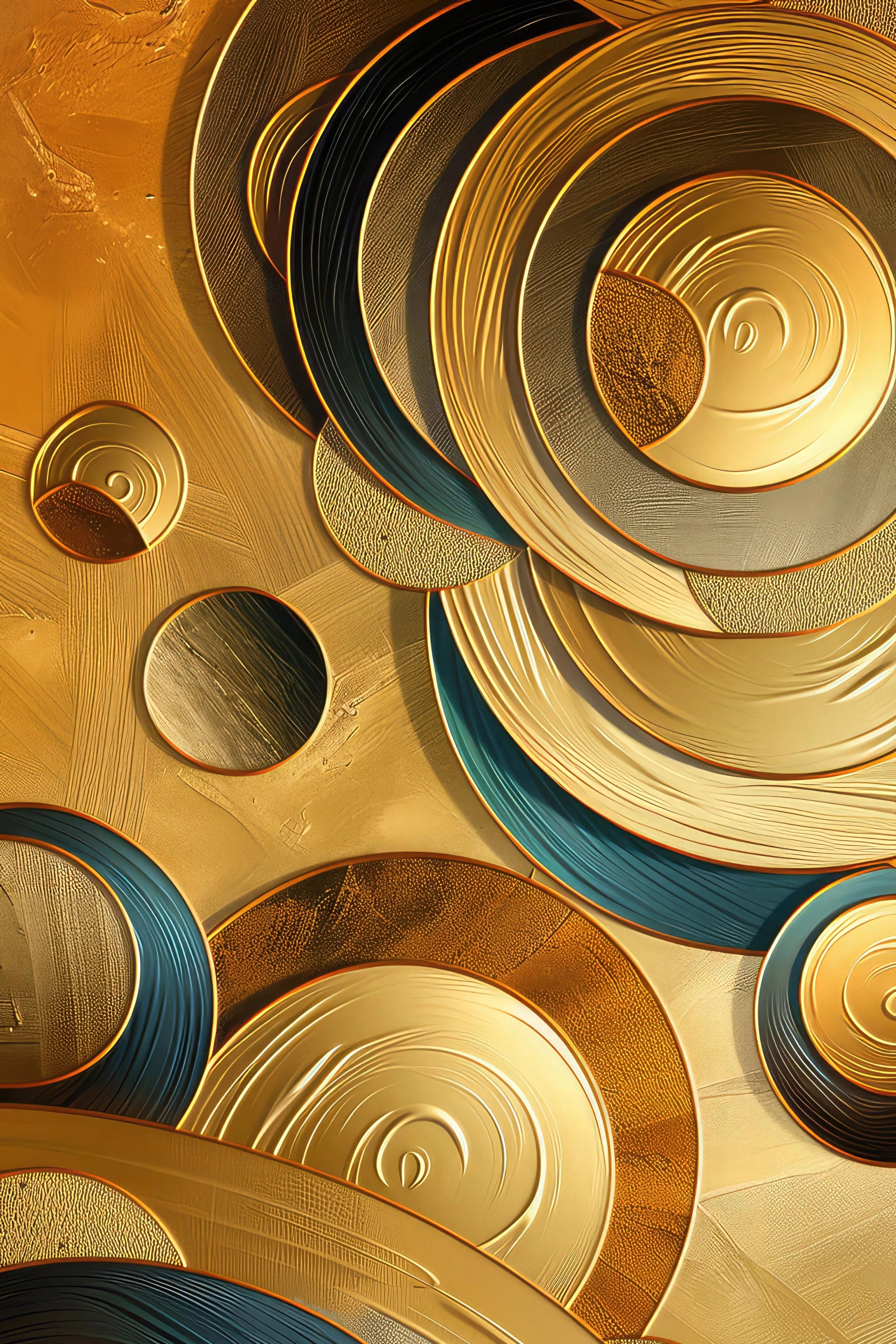 Golden Orbit - A Symphony of Circles and Elegance