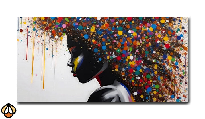 Kaleidoscope Mind - A Portrait of Vibrancy and Depth