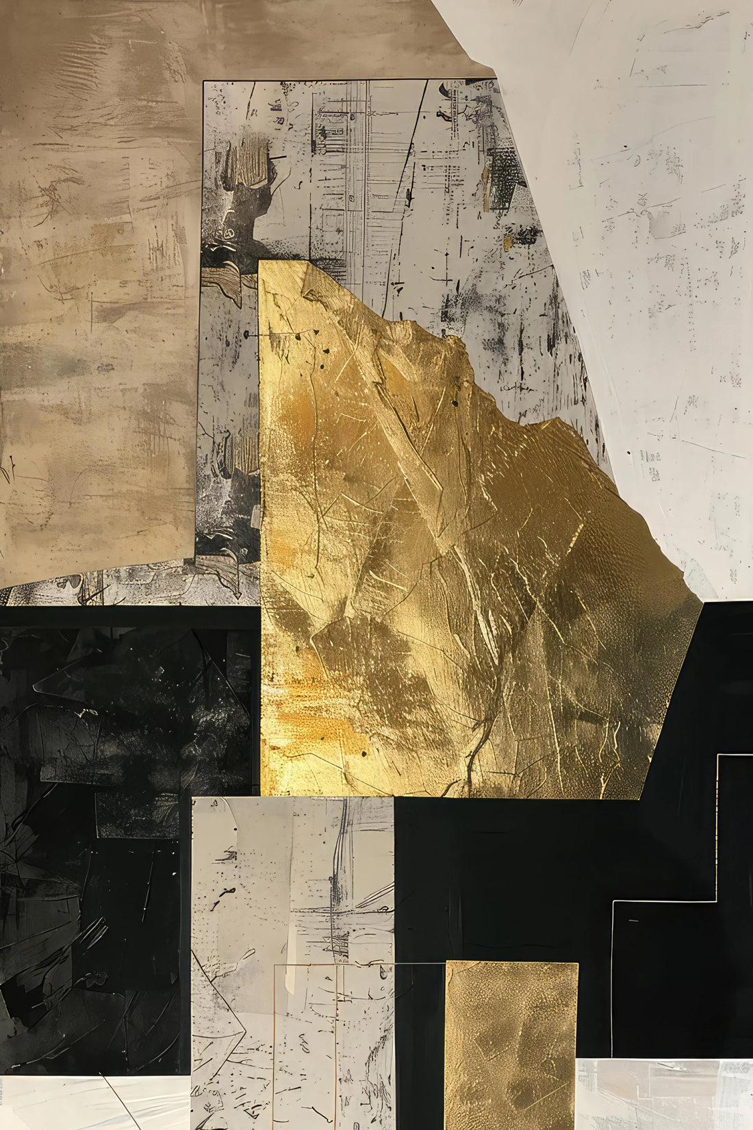 Abstract Elegance - A Modern Fusion of Form and Texture