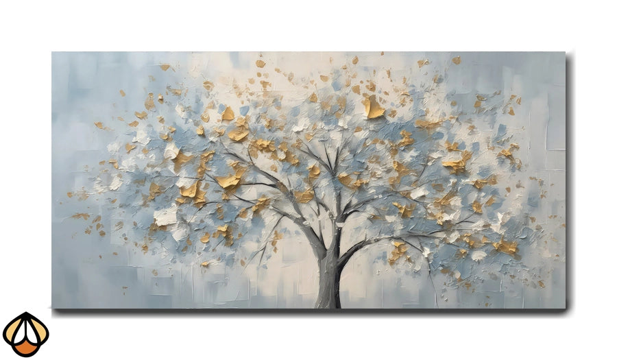 Golden Bloom - A Tree of Radiant Grace