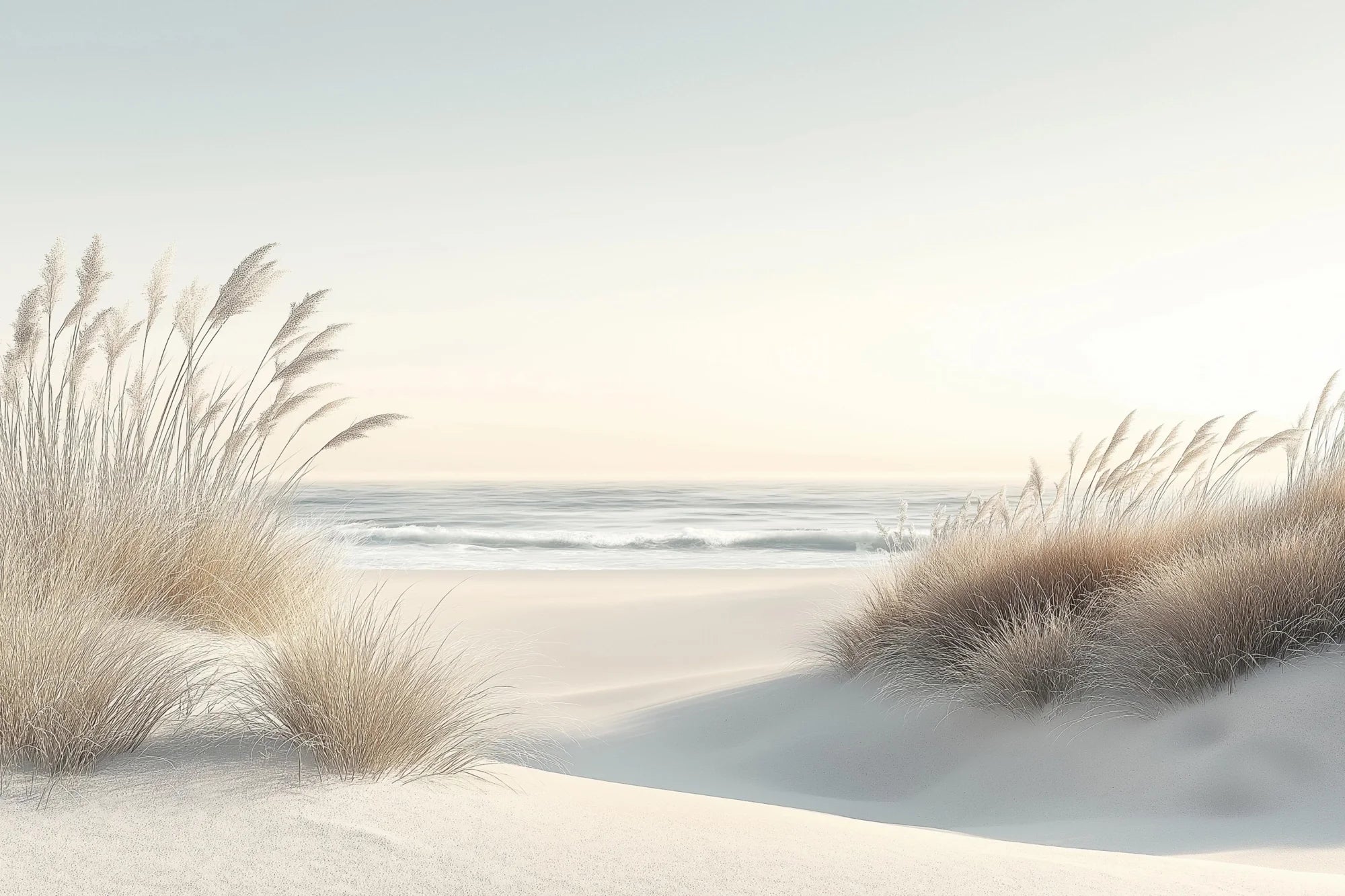 Gentle Tranquility - Soft Sands and Seaside Breeze