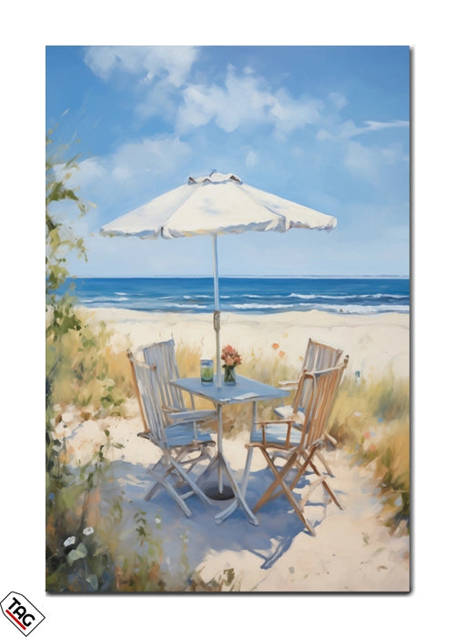 Seaside Elegance - Summer Breeze Canvas Art
