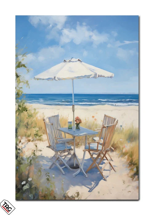Seaside Elegance - Summer Breeze Canvas Art