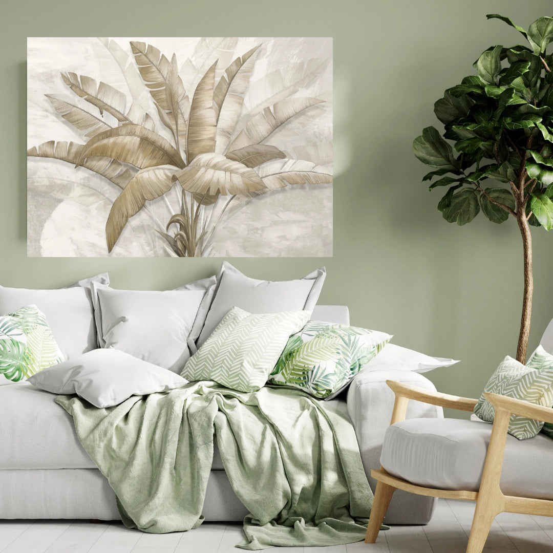 Golden Palms - Premium Wall Art