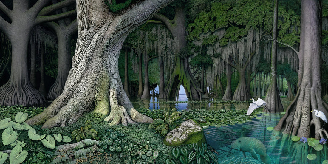 Enchanted Forest Sanctuary - Premium Wall Art