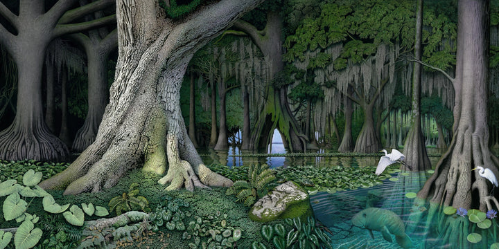 Enchanted Forest Sanctuary - Premium Wall Art