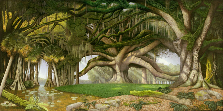 Majestic Forest Sanctuary - Premium Wall Art