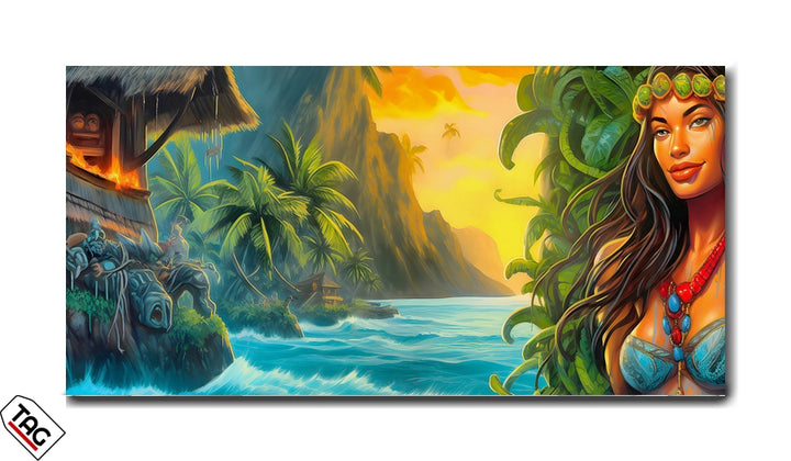 Island Glow - A Tropical Paradise Awakens