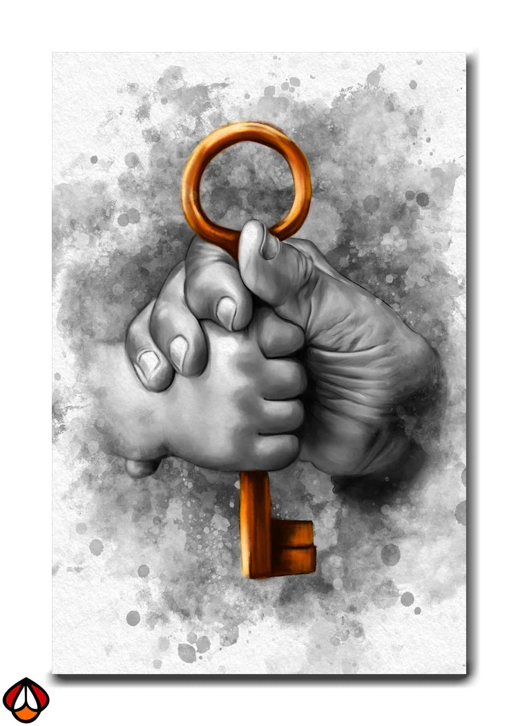 Key to Success - Inspirational Wall Art