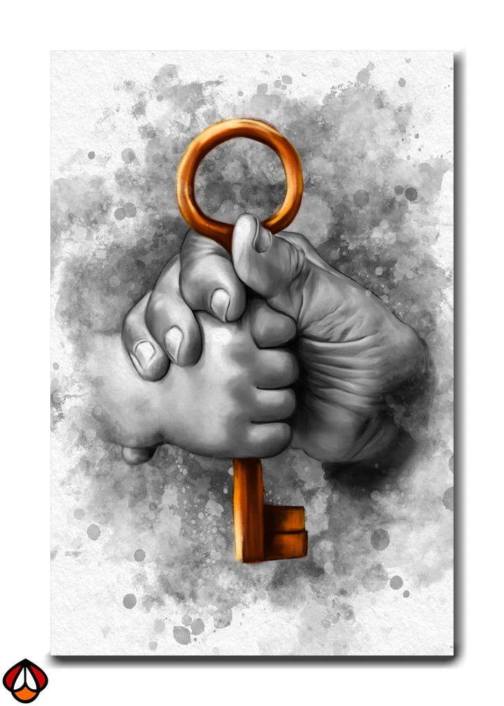 Key to Success - Inspirational Wall Art