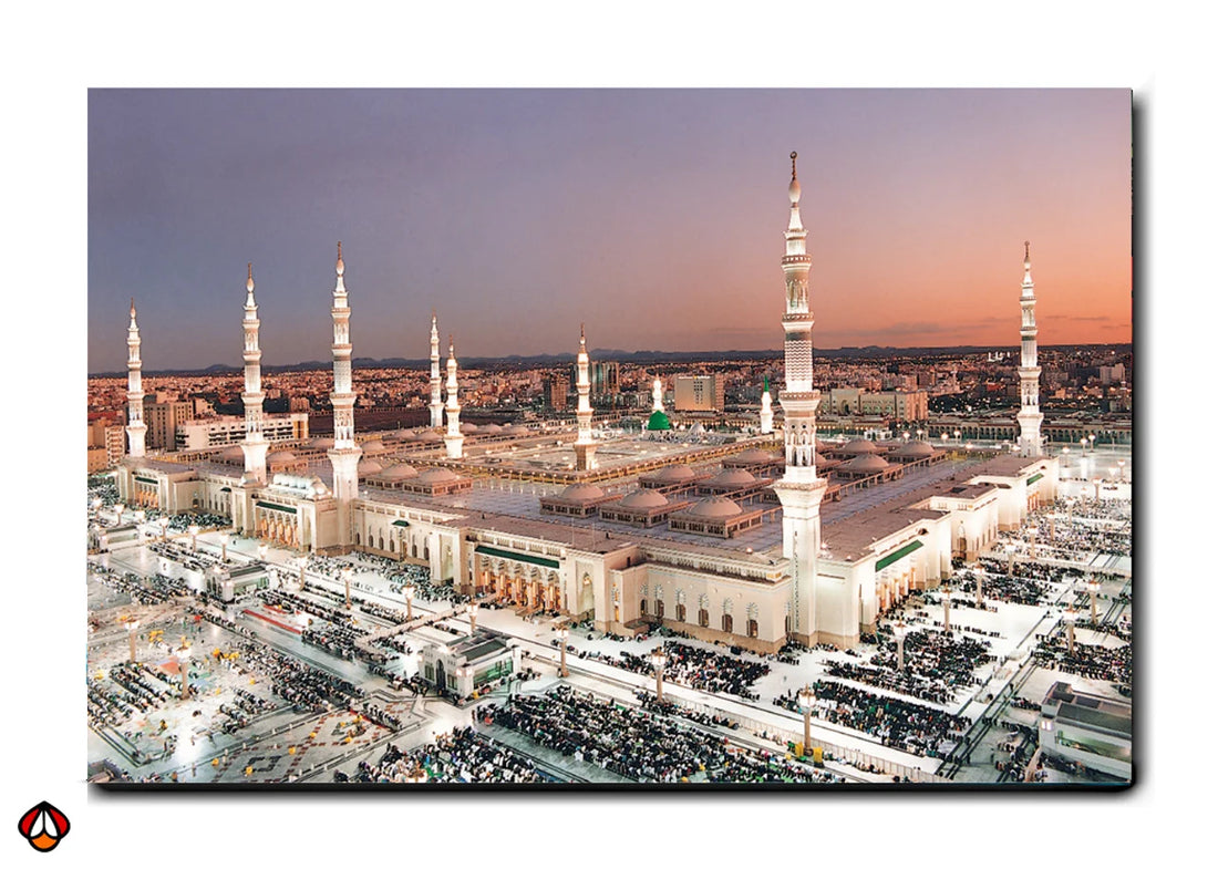 Twilight Serenity - Masjid an-Nabawi at Sunset